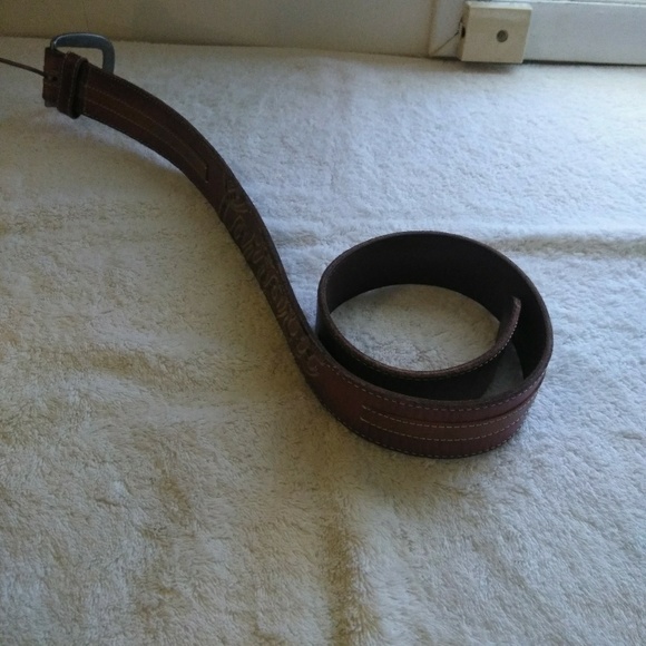 CARHARTT MEN LEATHER BELT. - Picture 4 of 8